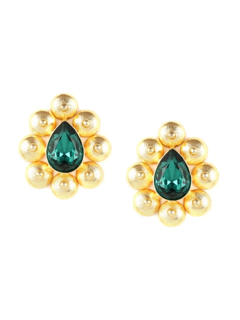 

ZeroKaata Gold-Plated Contemporary Drop Earrings