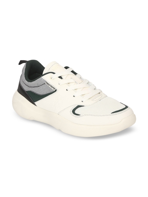 

Red Tape Men Off-White & Black Colourblocked Sneakers