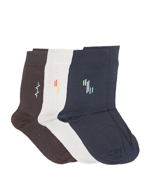 

Dollar Men Pack of 3 Assorted Calf-Length Socks
