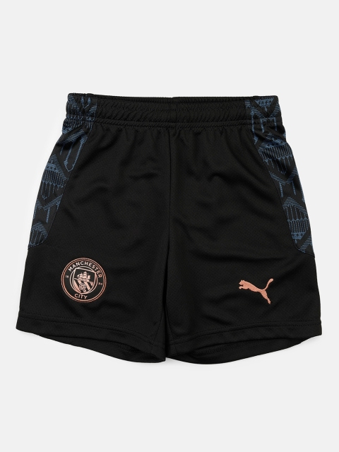 

Puma Boys Black Solid Regular Fit Sports Shorts
