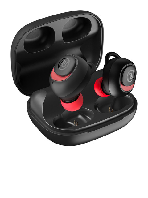 

NOISE Unisex Black & Red Solid Shots X5 PRO Truly Wireless Bluetooth Headset