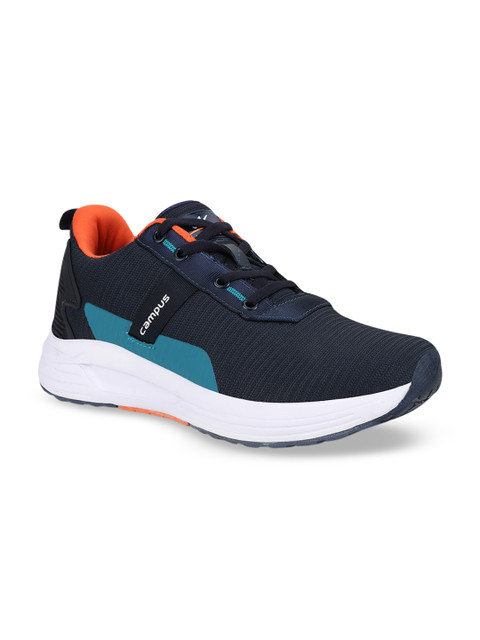 

Campus Men Navy Blue Woven Design Running Shoes
