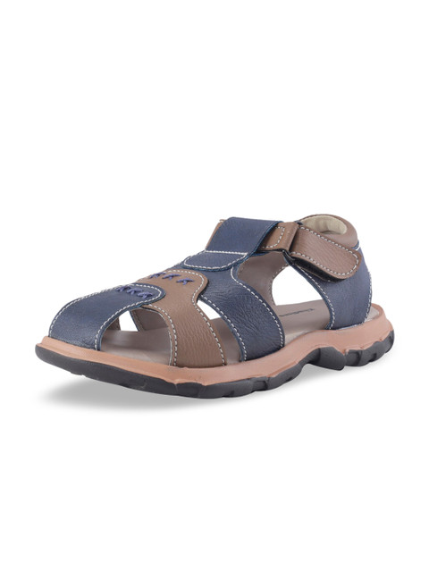 

Khadims Boys Navy Blue & Beige Comfort Sandals