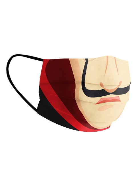 

Soxytoes Unisex 4Ply Protective Outdooor Face Masks, Red