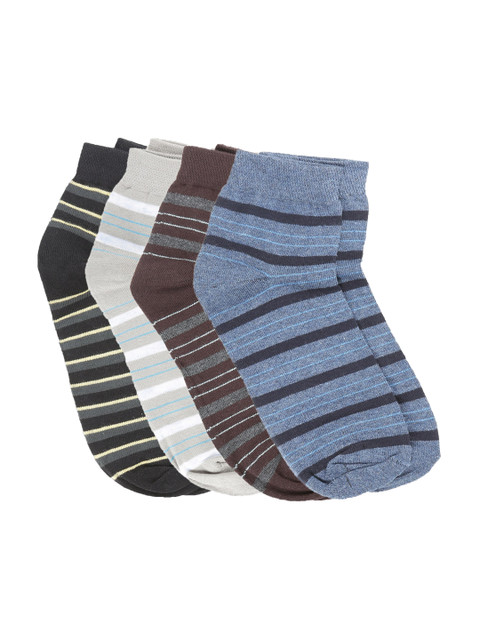 

Dollar Men Pack of 4 Assorted Ankle-Length Socks