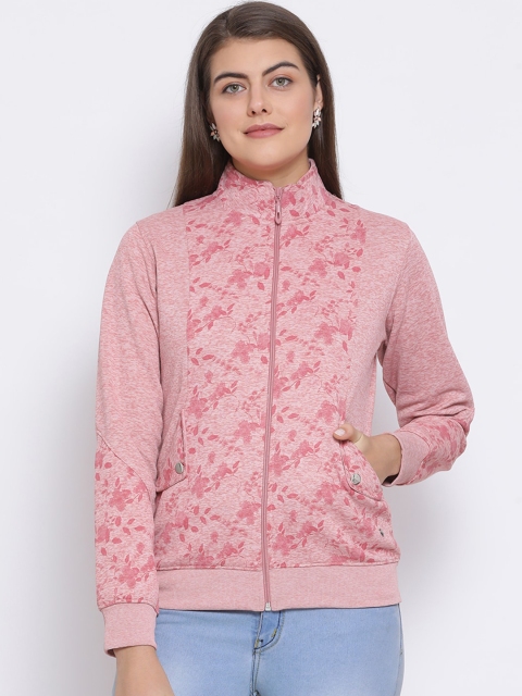 

Monte Carlo Women Pink Floral Print Sweatshirt