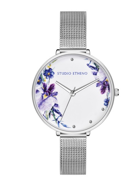 

STUDIO ETHENO Women White Analogue Watch F2-FLOWER-WHT-PRPL
