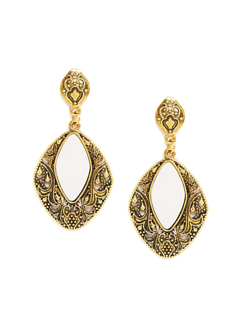 

ZeroKaata Gold Plated Handcrafted Classic Drop Earrings