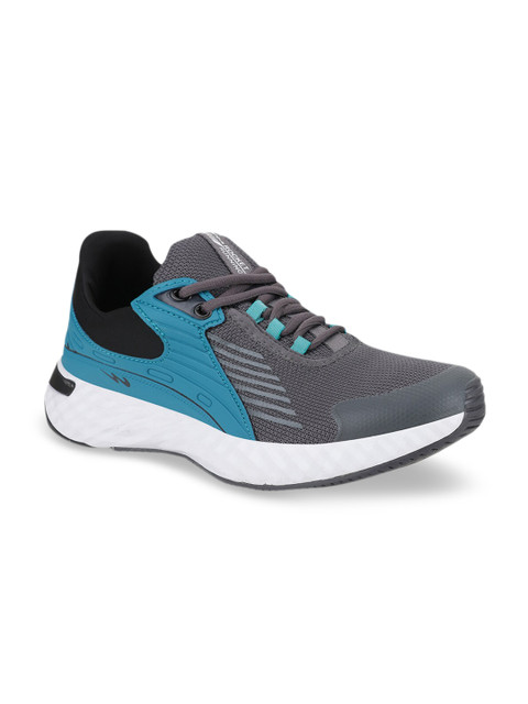 

Campus Men Charcoal Grey & Blue Rocket Solid Running Shoes