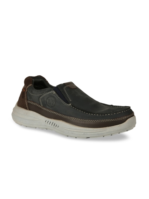 

Weinbrenner Men Black Leather Loafers