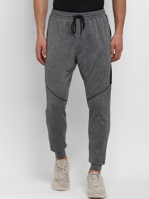 

UCLA Men Grey Solid Straight-Fit Joggers