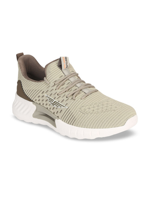 

Red Tape Men Beige Mesh Walking Shoes