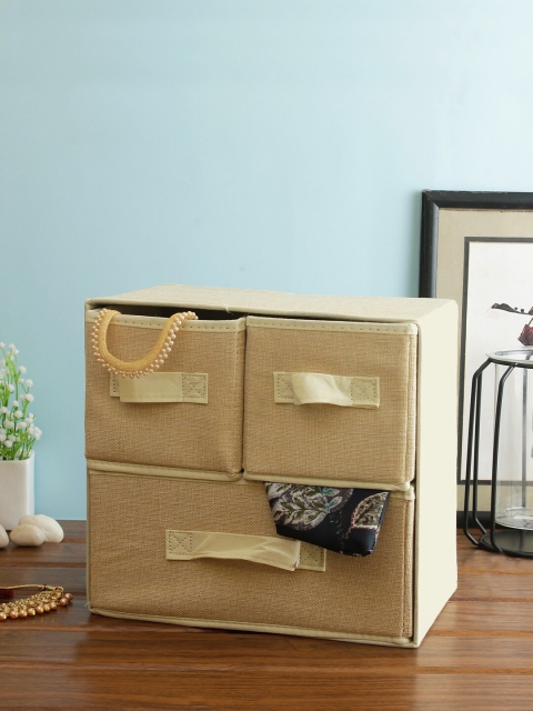 

Cortina Beige Solid Multi-Utility Organiser