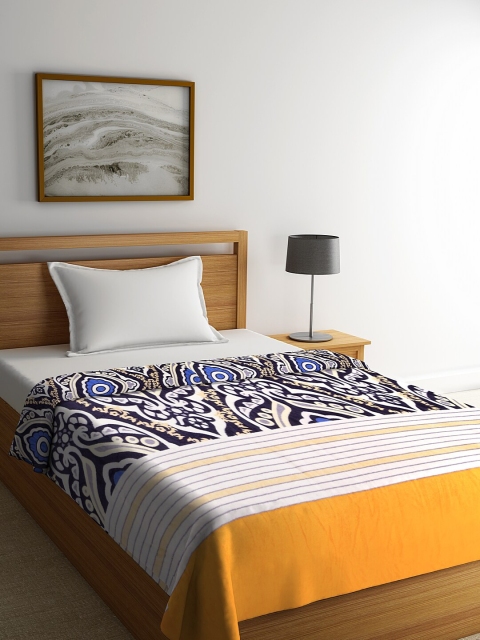 

NEUDIS Multicoloured Ethnic Motifs AC Room 210 GSM Single Bed Blanket, Multi