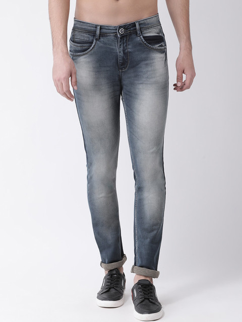

COBB Men Blue Slim Fit Mid-Rise Clean Look Stretchable Jeans