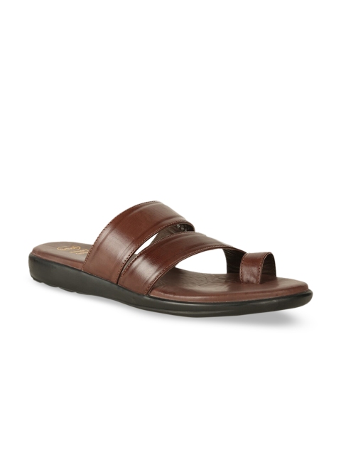 

Scholl Men Brown Leather Sandals
