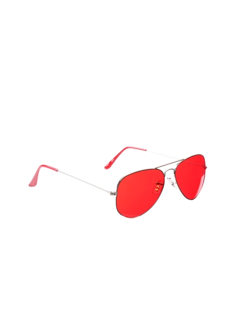 

Floyd Unisex UV Protected Lens Aviator Sunglasses 123, Red