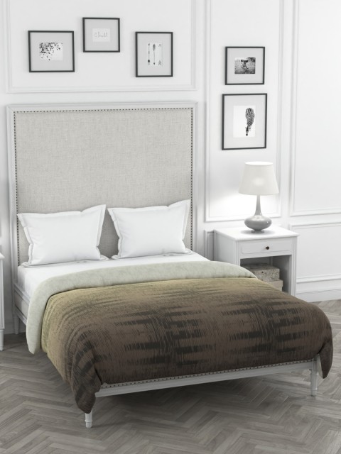 

Portico New York Beige Striped Heavy Winter 150 GSM Double Bed Comforter