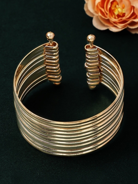 

TOKYO TALKIES X rubans FASHION ACCESSORIES Women Gold-Toned Cuff Bracelet