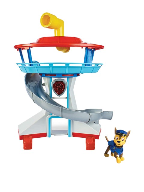 

PAW PATROL Kids Grey & Blue Lookout Playset with Chase Action Figure