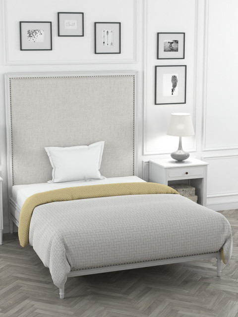 

Portico New York Grey Geometric Heavy Winter 120 GSM Single Bed Comforter