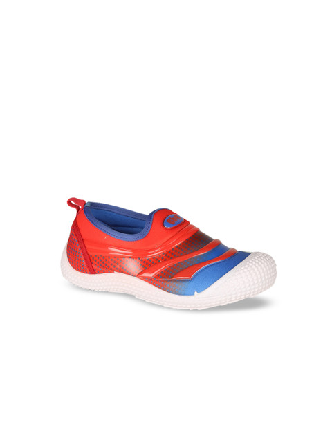 

Bubblegummers Boys Red & Blue Colourblocked Slip-On Sneakers