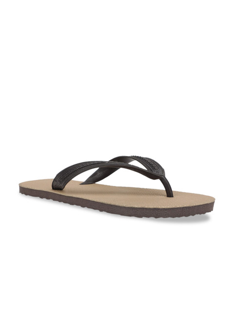

Bata Men Brown Solid Thong Flip-Flops