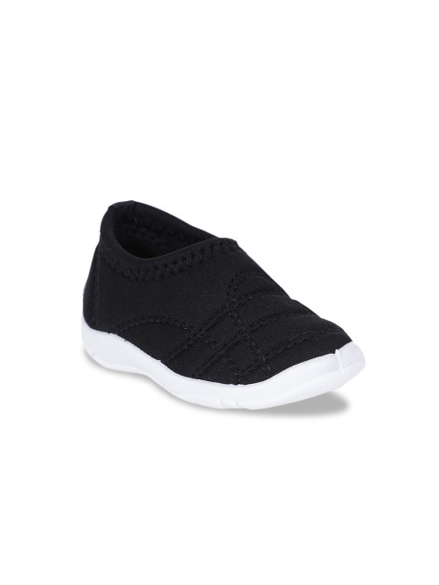 

Bubblegummers Boys Black Slip-On Sneakers