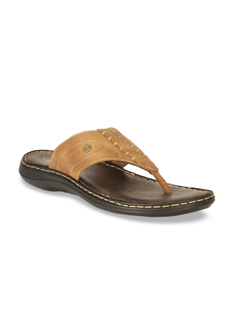

Bata Men Brown Solid Comfort Sandals