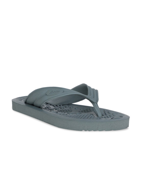 

Bata Men Grey Solid Thong Flip-Flops