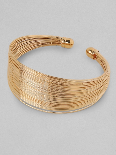 

TOKYO TALKIES X rubans FASHION ACCESSORIES Gold-Plated Multi String Cuff Bracelet