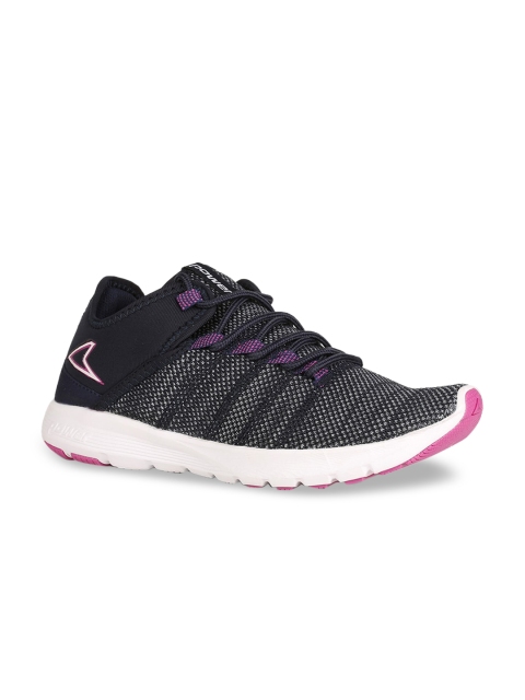 

Power Women Black Textile Running Shoes