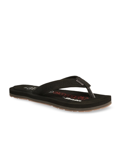 

Bata Men Black Printed Thong Flip-Flops