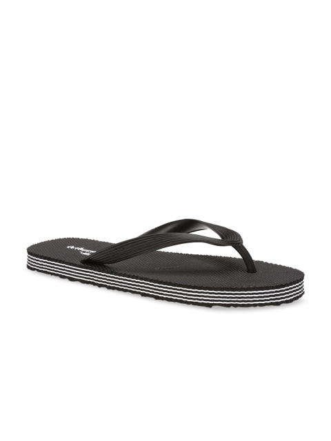 

Bata Men Black Solid Thong Flip-Flops