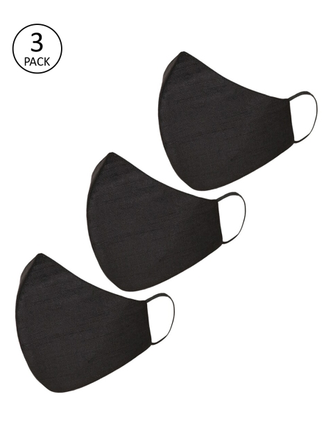

Tossido Men 3Pcs 3Ply Protective Outdoor Face Masks, Black