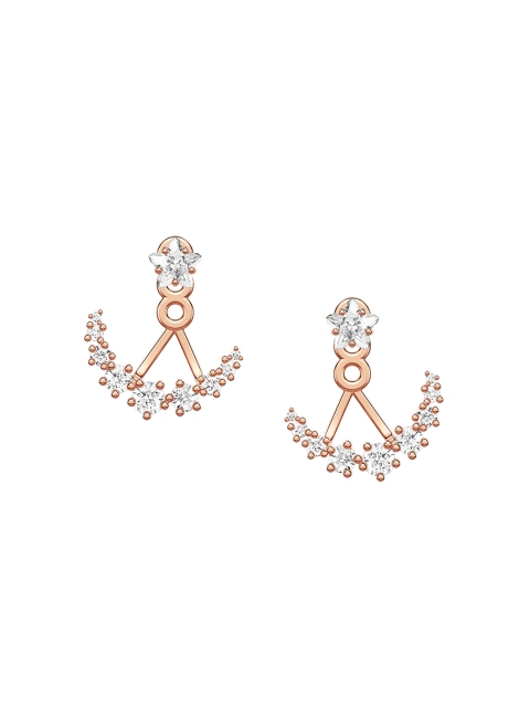 

SWAROVSKI Rose Gold-Plated Penlope Cruz Moonsun Pierced Earring Jackets