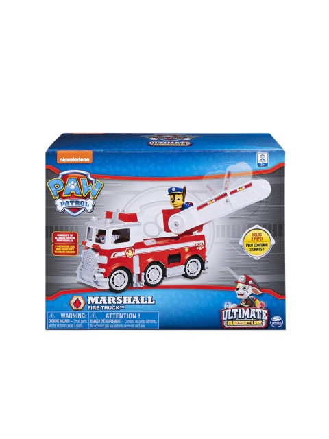 

PAW PATROL Kids Red & Grey Marshall's Ultimate Rescue Fire Truck