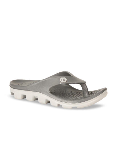 

Bata Men Grey Solid Thong Flip-Flops