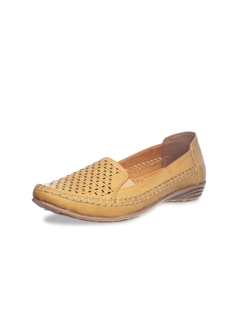 

Khadims Women Beige Loafers