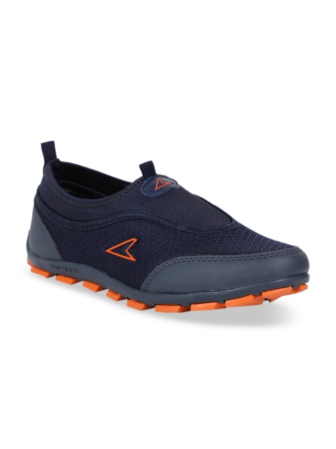 

Power Women Navy Blue Mesh Walking Shoes