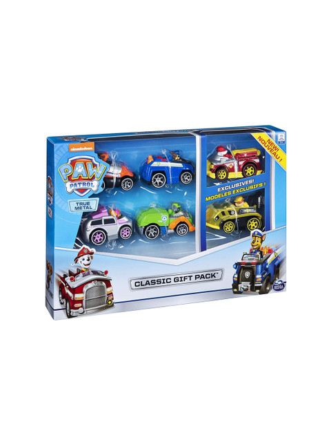 

PAW PATROL Kids Set Of 6 Multicoloured True Metal Collectible Die-Cast Vehicles, Multi
