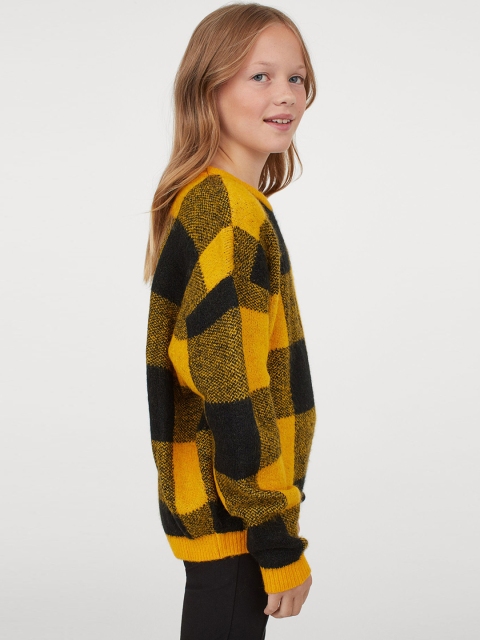 

H&M Girls Yellow Jumper