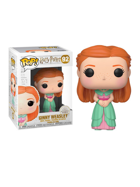 

Funko Green & Beige Pop Harry Potter Ginny Yule Ball Bobblehead Collectible #92