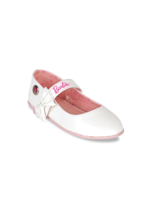 

Kids Ville Girls White Solid Barbie Mary Janes