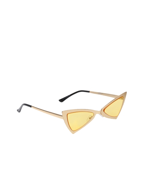 

Floyd Unisex Cateye UV Protected Sunglasses 18914 GOLD, Yellow
