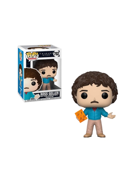 

Funko Pop Friends 80s Hair Ross Bobblehead, Blue
