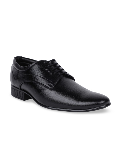 

Bata Men Black Solid Formal Derbys