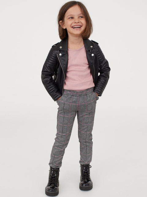 

H&M Girls Black & Grey Treggings