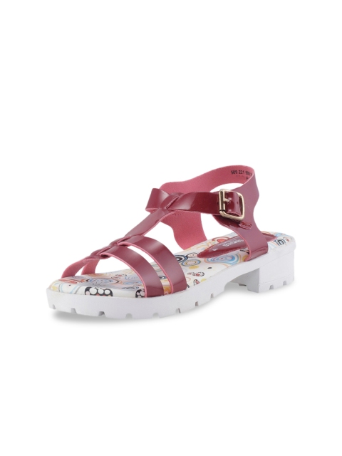 

Khadims Girls Maroon Comfort Sandals