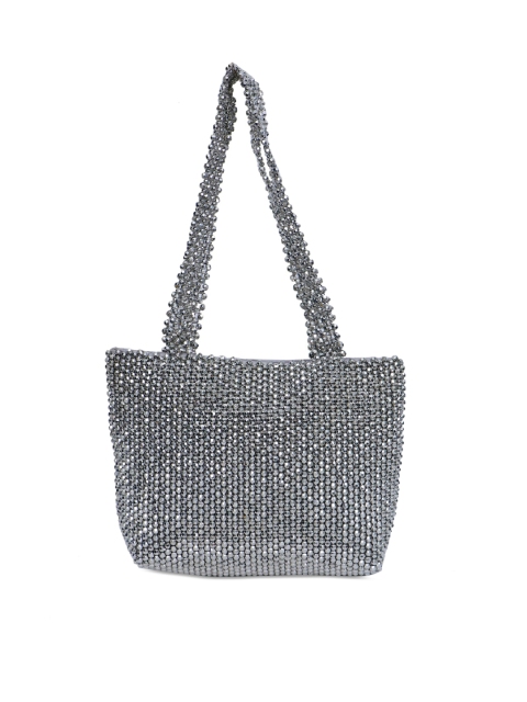 

Diwaah Silver-Toned Embellished Shoulder Bag